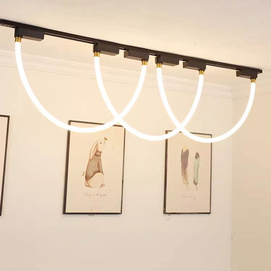 24 ワット 100 センチメートルチューブ LED トラックライト現代 LED レールスポットライト Led ストリップ天井トラックライトリビングルームの背景の壁の装飾
