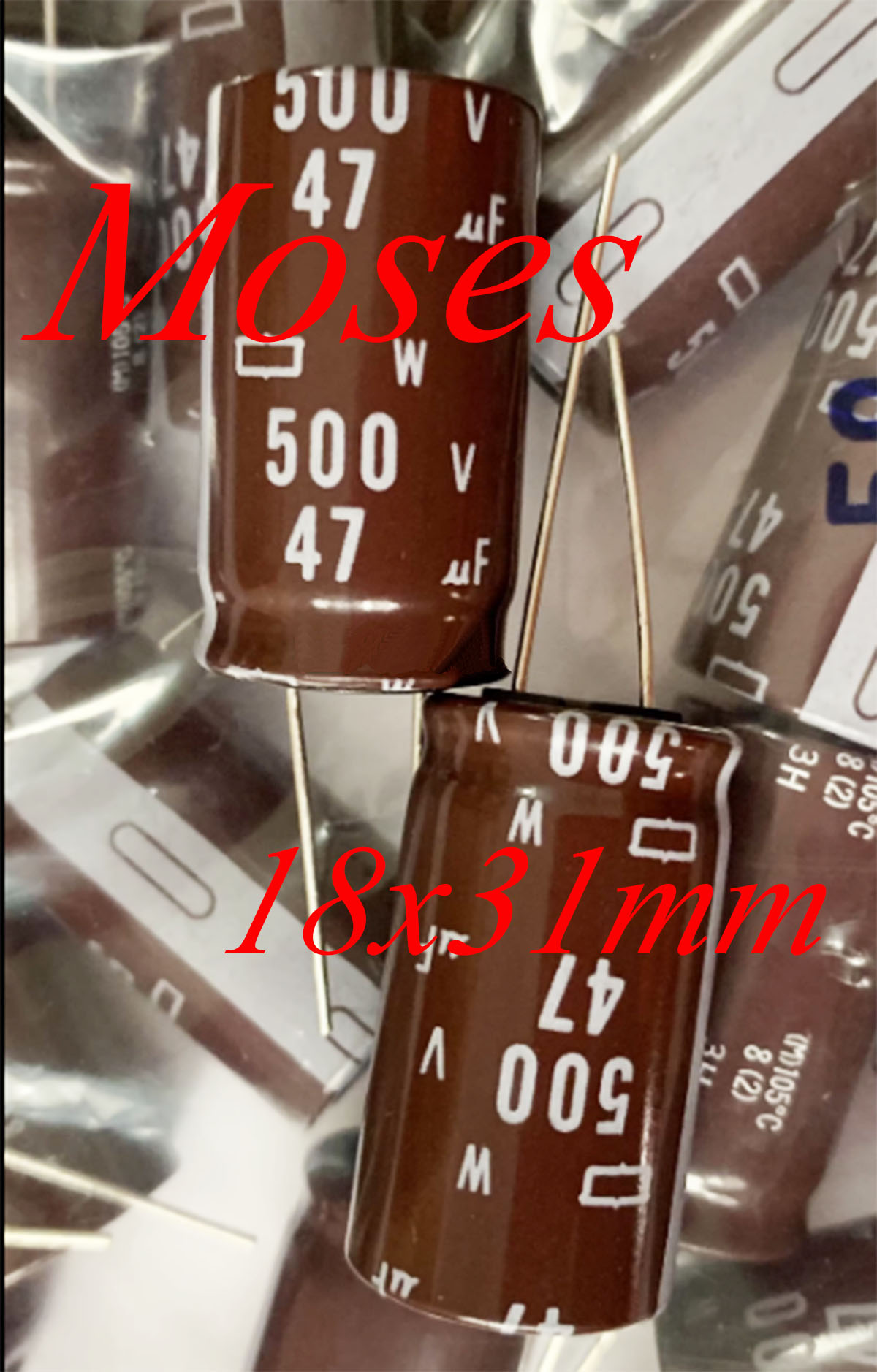 500v 47uf 22uf 68uf 15uf 27uf 16x25mm /- 20% 静電容量 100% 日本オリジナル NCC オーディオコンデンサ電解コンデンサラジアル