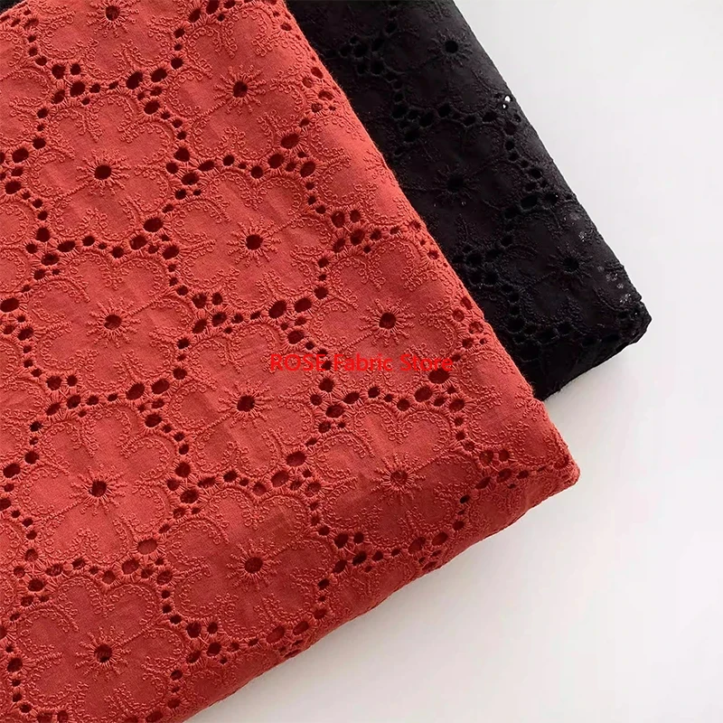 純綿刺繍中空生地ドレス、スカート、トップス、テーブルトップ、枕カバー、ヘッドバンド、人形の服の縫製に