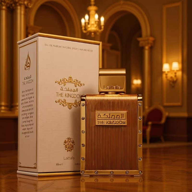ドバイ アラビアン メンズ フレグランス 100ml、ロングラスティング カリスマ – THE KINGDOM オードパルファム for Men。