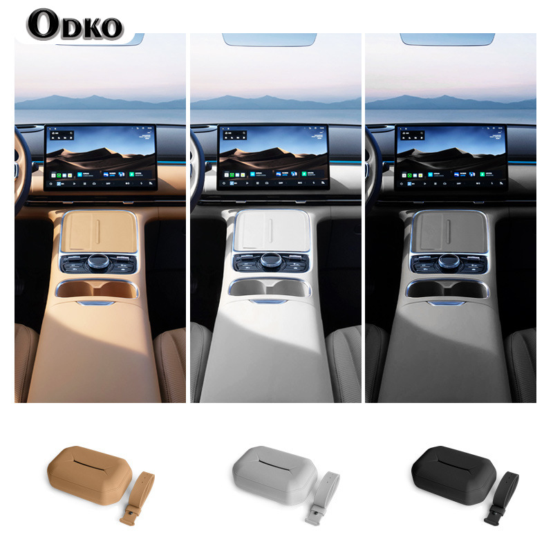 吉利銀河スターシップ 7 多機能シリコーンシートティッシュボックスバックハンギングタイプオリジナル車同色カーアクセサリー