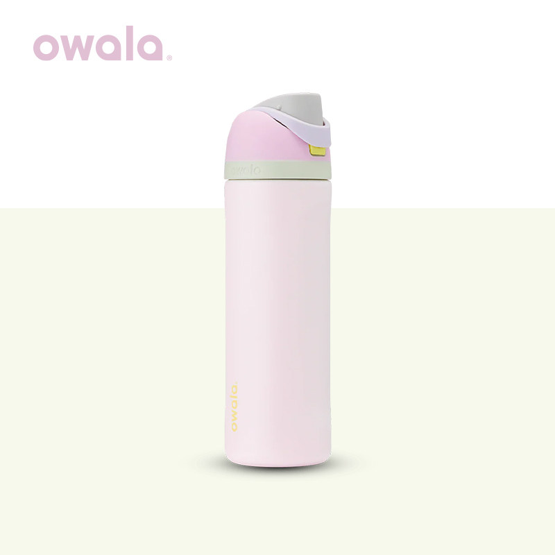 Owala 断熱カップ、ストローカップ、ステンレス製ウォーターカップ、高価値ギフトカップ、710ml