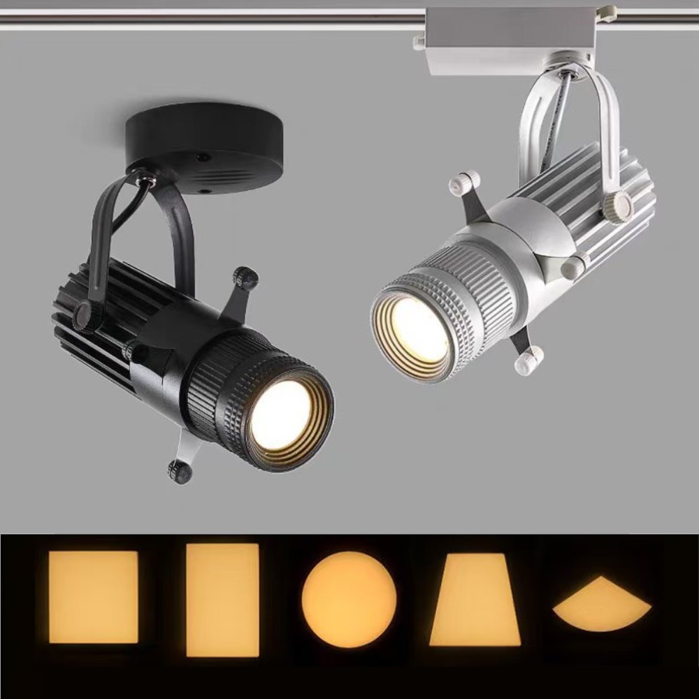 シーリングライト 調節可能な絞り 可変モード COB スポットライト LED 舞台照明、バー、レストラン、ショップ AC90V-265V