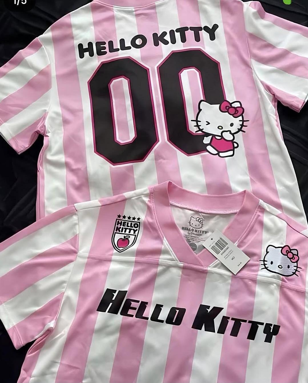漫画ハローキティ Tシャツファッションスポーツウェア女性男性 V ネックルース軽量通気性ストリートコスプレ女性男性トップス