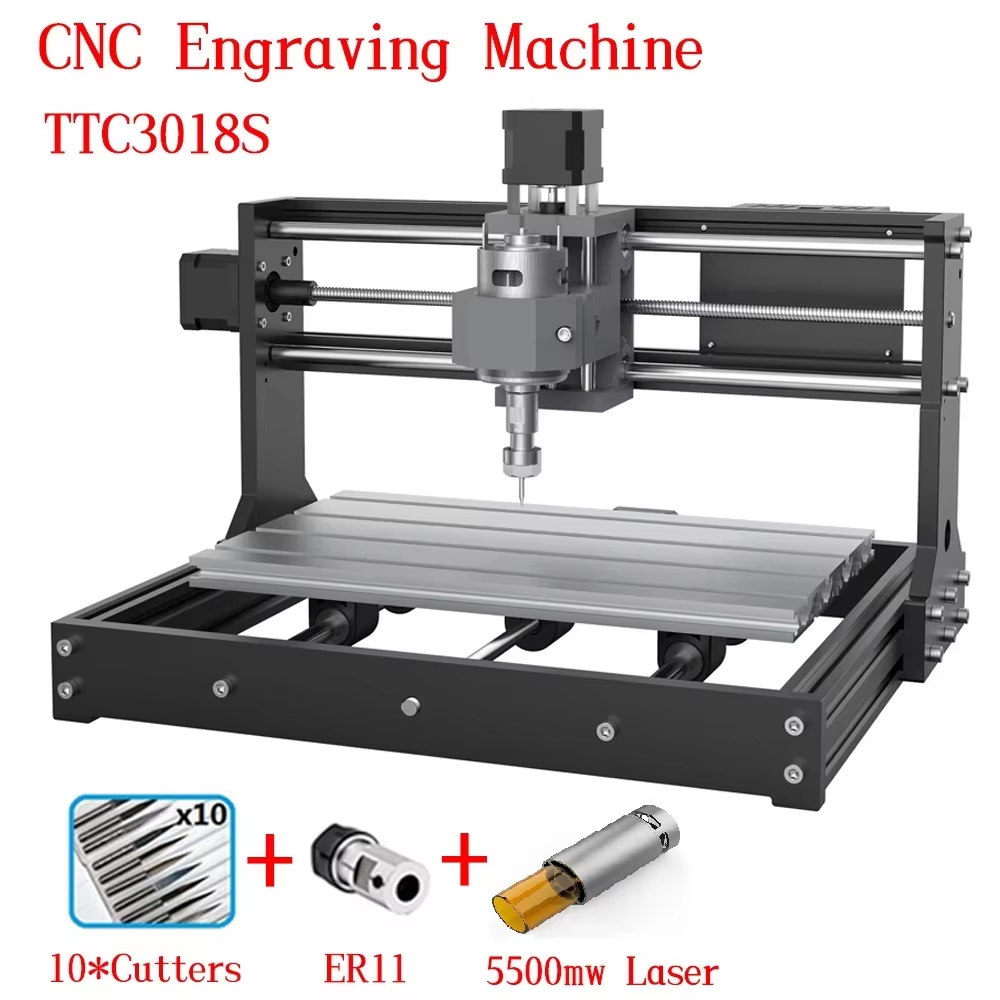 Twotrees TTC3018 CNC 彫刻機 GRBL 制御フライスルーター DIY 切断 3 軸 PCB PVC ミニ木材彫刻機