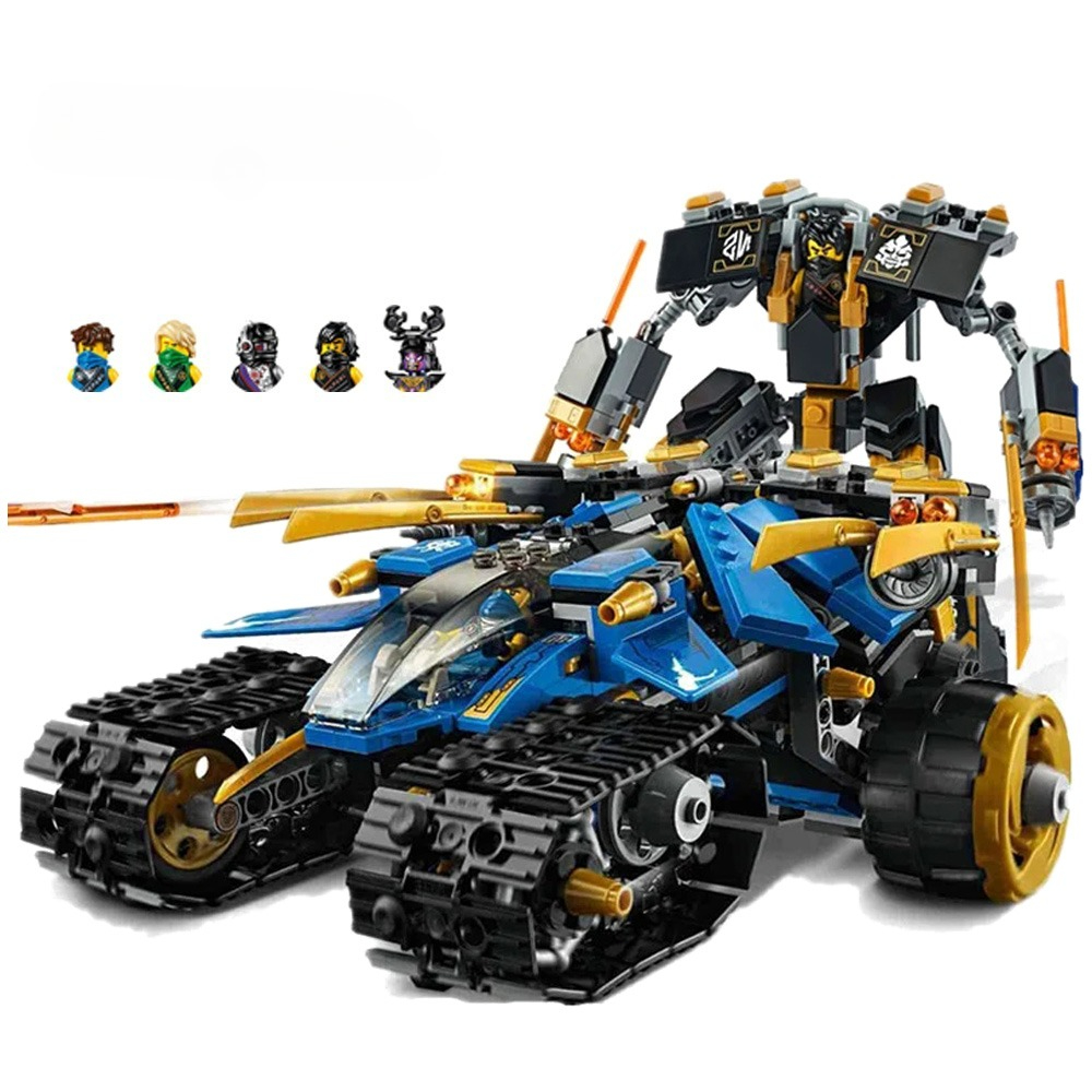 606 個サンダーレイダー機械戦士ロボットメカビルディングブロックモデルのおもちゃ子供大人のギフト