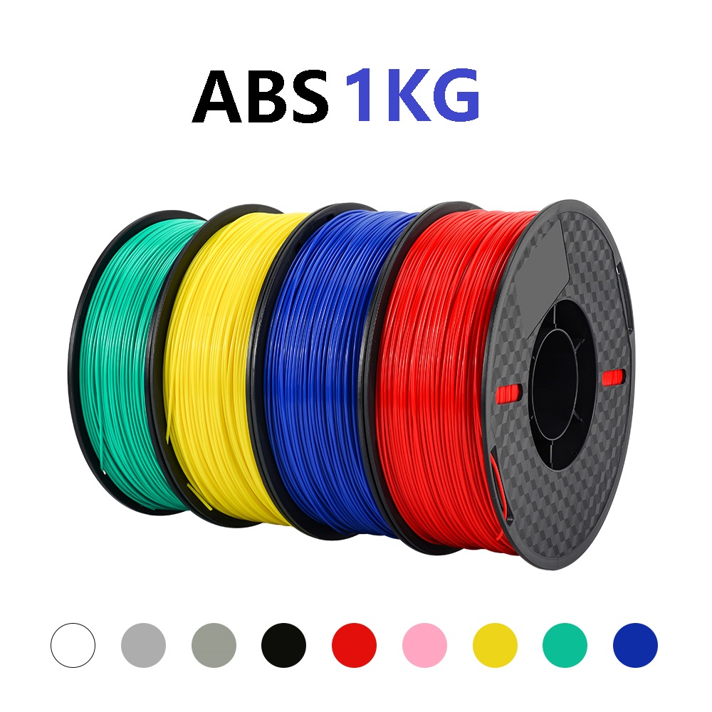 フィラメント ABS 1.75 ミリメートル 3D プリンタ 3D 印刷プラスチック材料気泡なし 1 キロ 2.2LBS スプールマルチカラー 3D プリンタ用