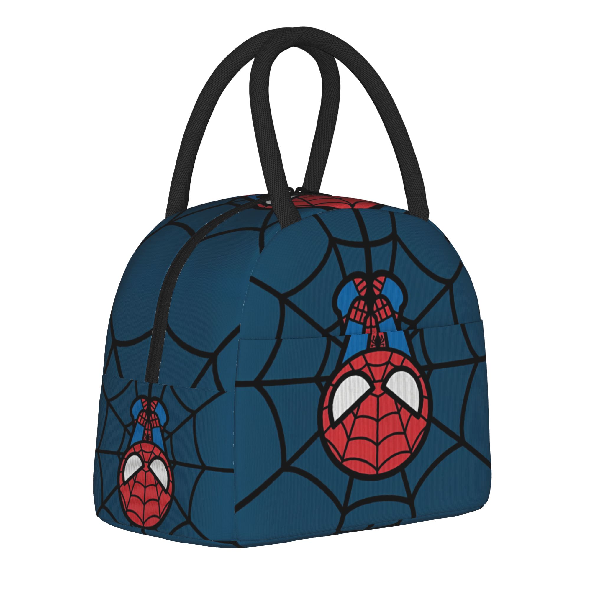 漫画スパイダーアニメ断熱ランチバッグサーマルバッグ再利用可能な大容量ランチボックストートメンズレディースビーチ旅行用
