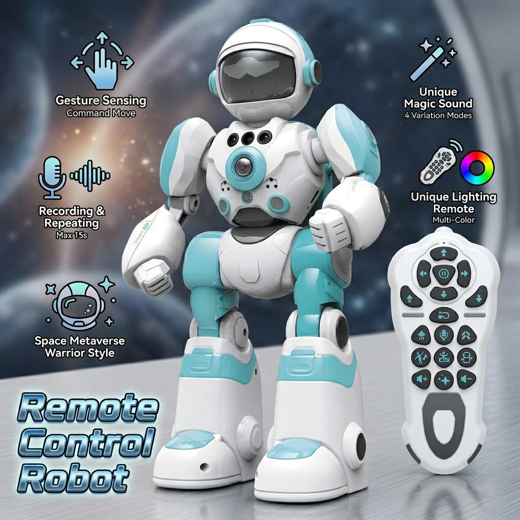 RC ロボットインテリジェント音声ロボットジェスチャーリモコンプログラミング音楽ダンシングマシン子供電気教育玩具ギフト