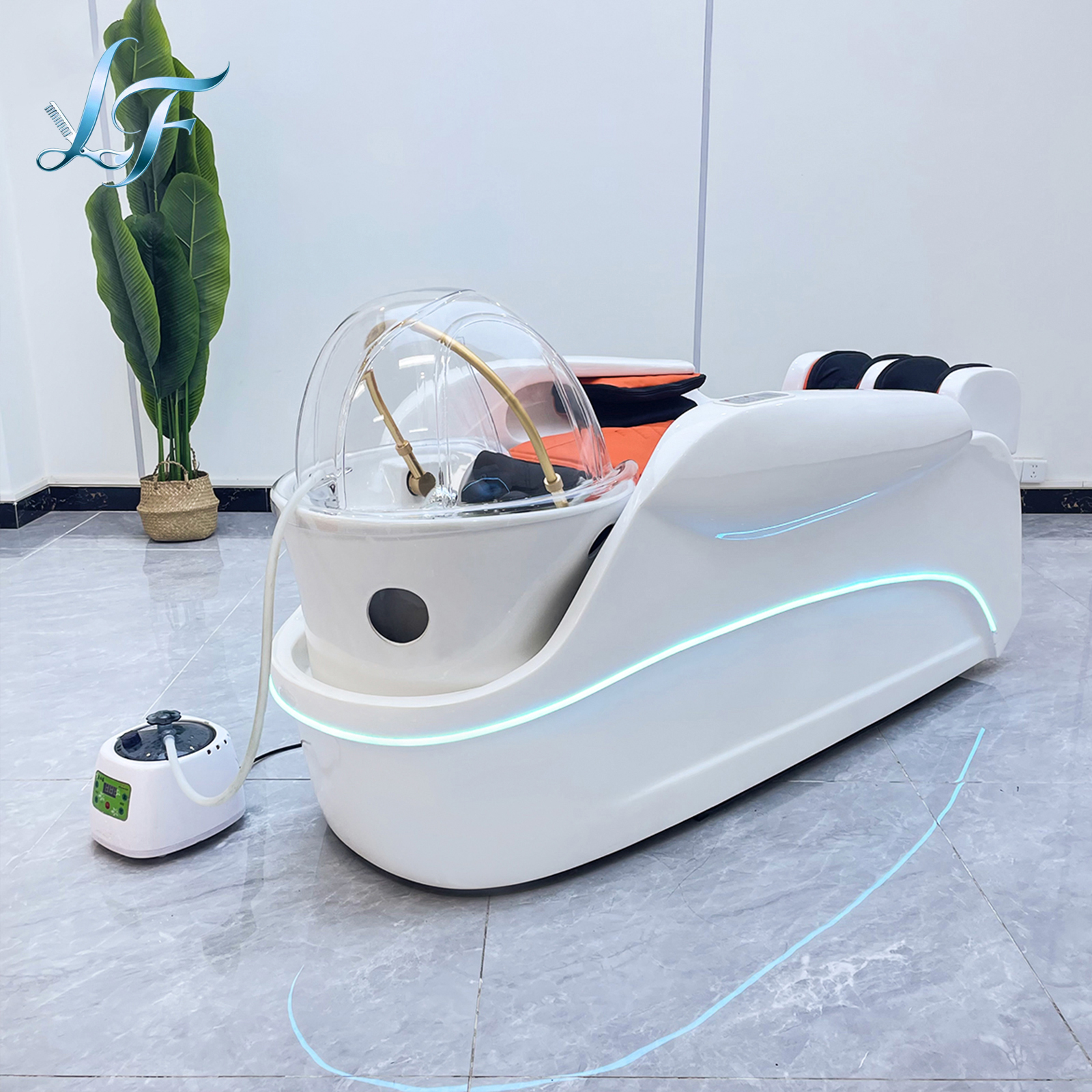 サロン用品水循環テーブル電気マッサージ理髪シャンプーベッド治療ヘッド洗髪マッサージサービスプロ