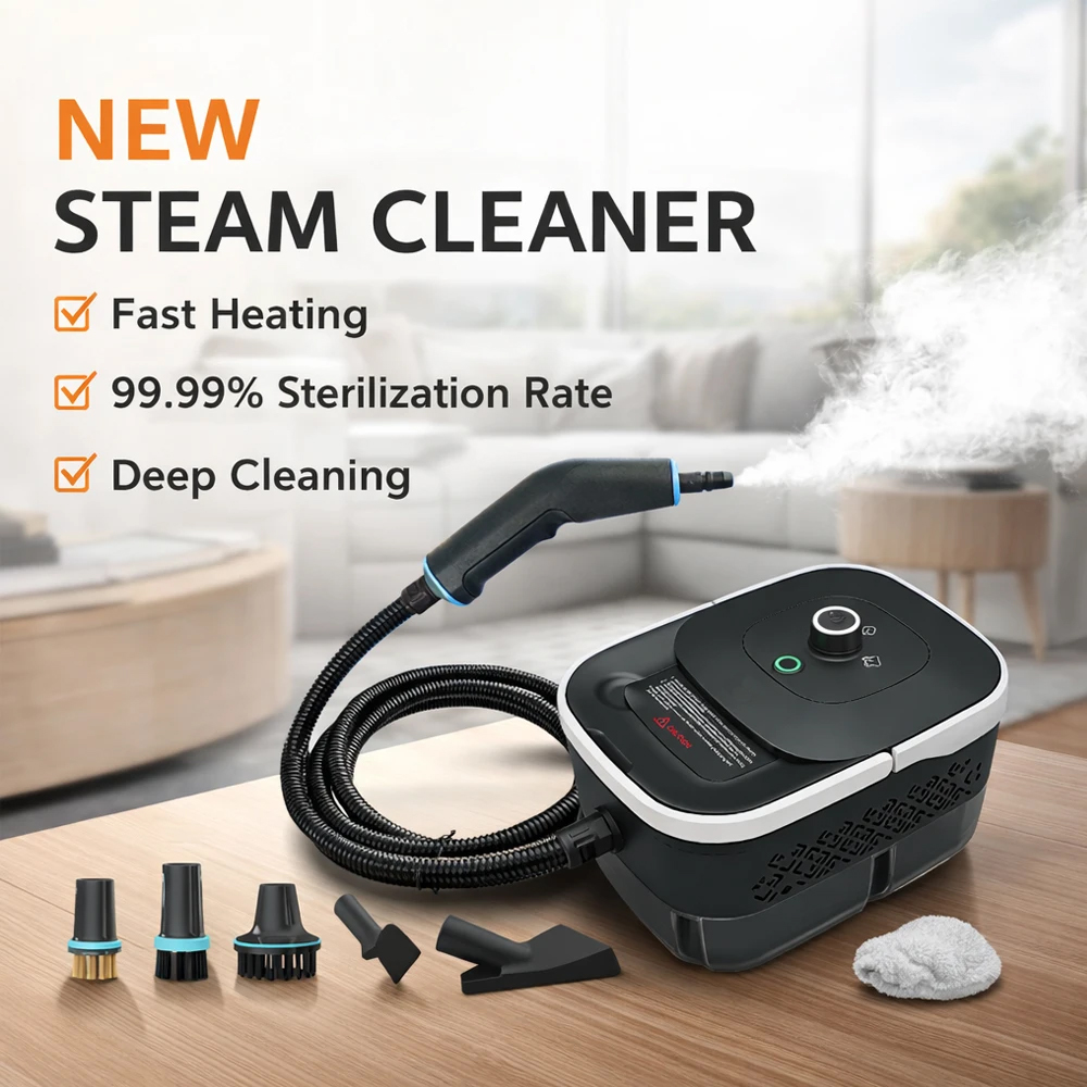 ホテルマットレス用スチームクリーナー、汚れ除去、徹底洗浄、しわ取り、大容量ポータブル洗浄機