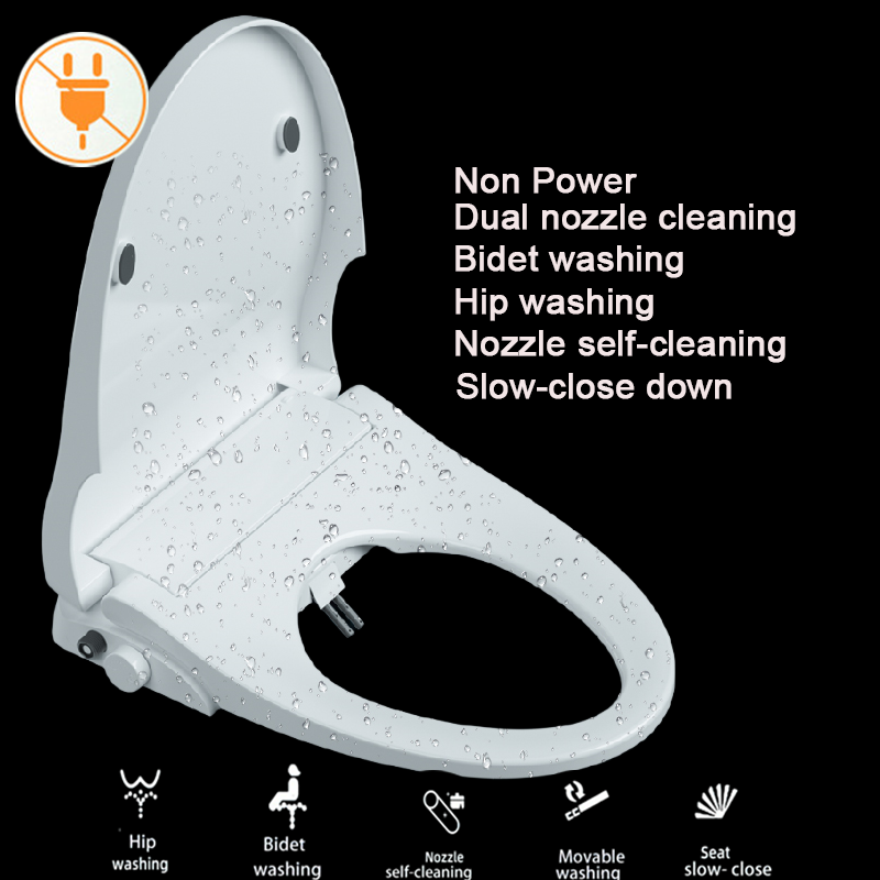 WETIPS 非電源スマートビデ洗浄トイレ冷水便座 Asiento DE Bano Inteligente Douchette トワレ スマート便蓋