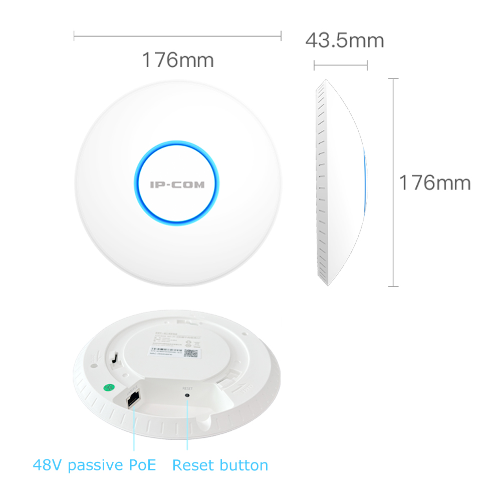ギガビット WiFi 6 アクセスポイントデュアルバンド AX1500 天井 AP WIFI エクステンダー 1500 メートル 5 グラムハイパワールーター信号ブースターワイヤレス AP