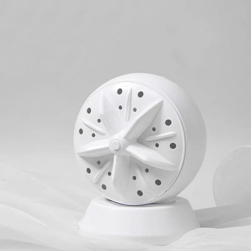 24W Twin Turbo Ultrasonic Washing Machine Powerful Mini Turbine Washing Motor DIY Travel Laundry For Underwear Sock Towel