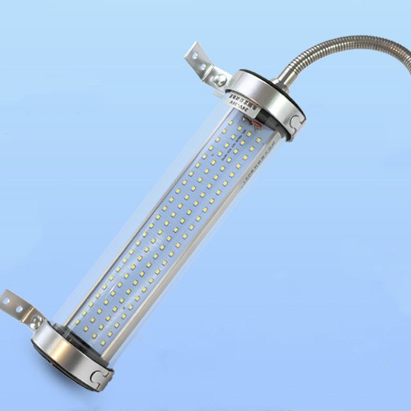 LED 工作機械作業ランプ CNC 旋盤ライトアルミ合金 IP67 防水耐油ランプ 220V 24V 20 ワットガラス円筒形
