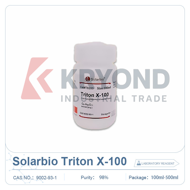 Solarbio Triton X100 CAS 9002-93-1 98% 実験用試薬 非イオン界面活性剤 化学研究材料試験用 100ml 500ml