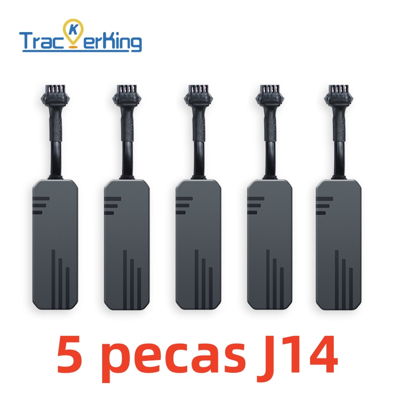 5 個 Trackerking J14 GPS トラッカーデバイス 2 グラムリアルタイム追跡ロケーターデバイス GT06 プロトコル無料プラットフォームアプリ Acc アラーム付き