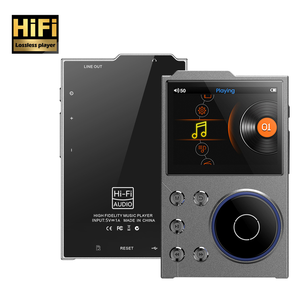 HiFi MP3 プレーヤー ロスレス DSD デジタル オーディオ音楽プレーヤー Bluetooth 互換 5.3 ポータブル オーディオ プレーヤー サポート最大 256GB
