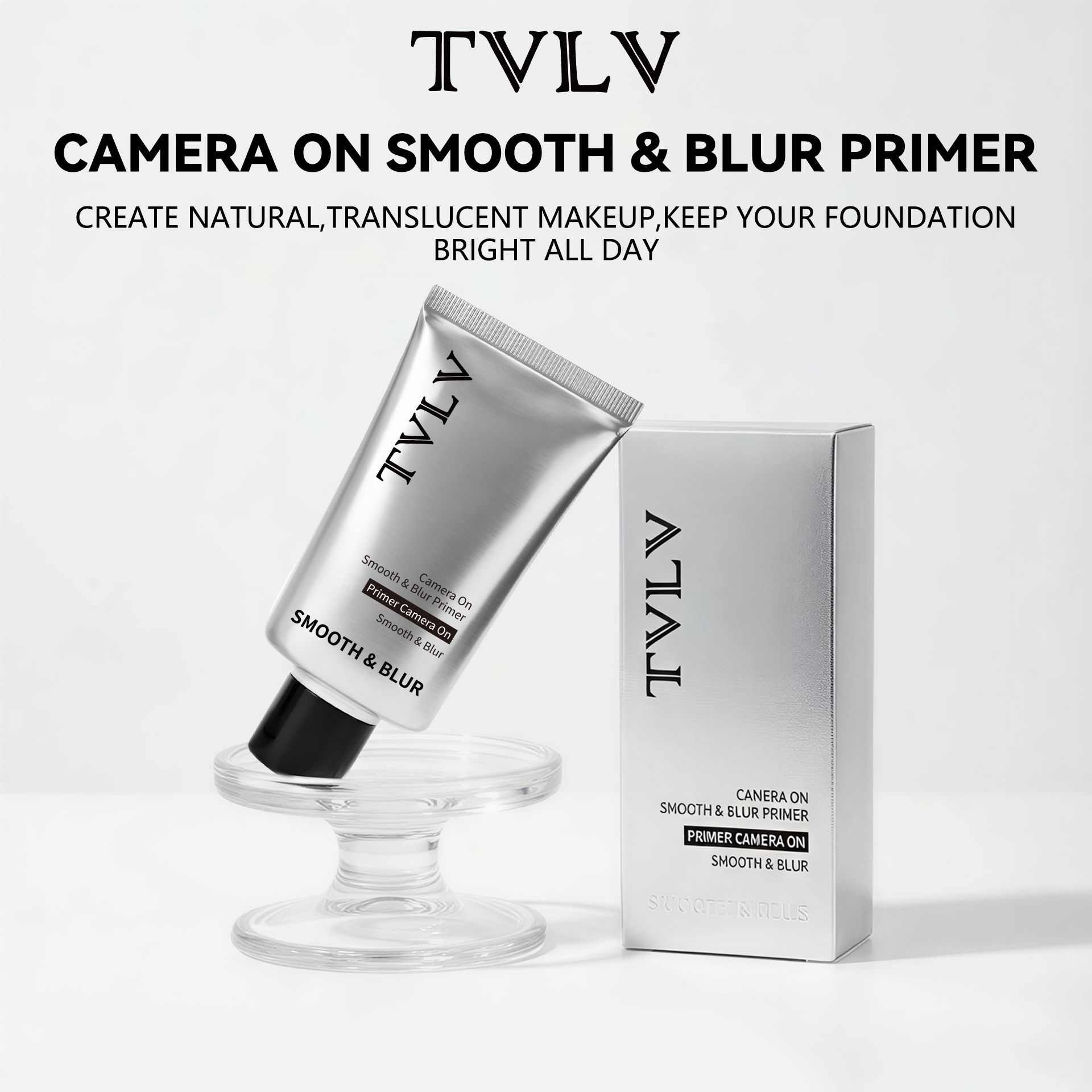 TVLV スムース ソフト フォーカス プライマー 水分補給 保湿 長時間持続するメイクアップ ベース