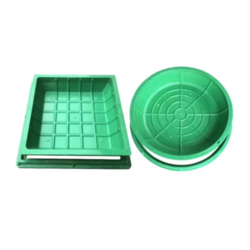 SMC PE Resin Composite Manhole Cover Square Recessed Invisible Greening Well For Outdoor Garden Hotel Floor