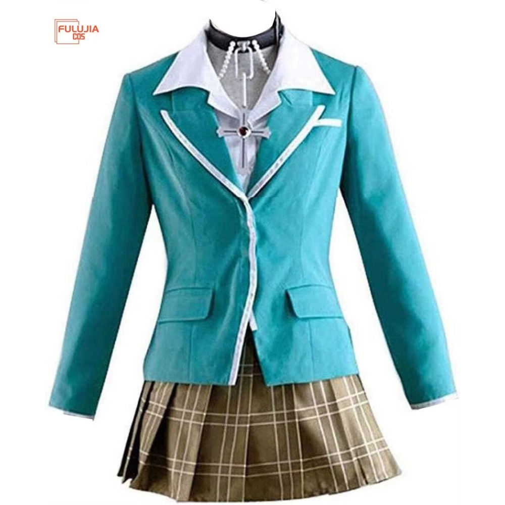 Fulujiacos レディース コスチューム ドレス 赤夜萌香 制服 コスプレ ハロウィン コスチューム 衣装