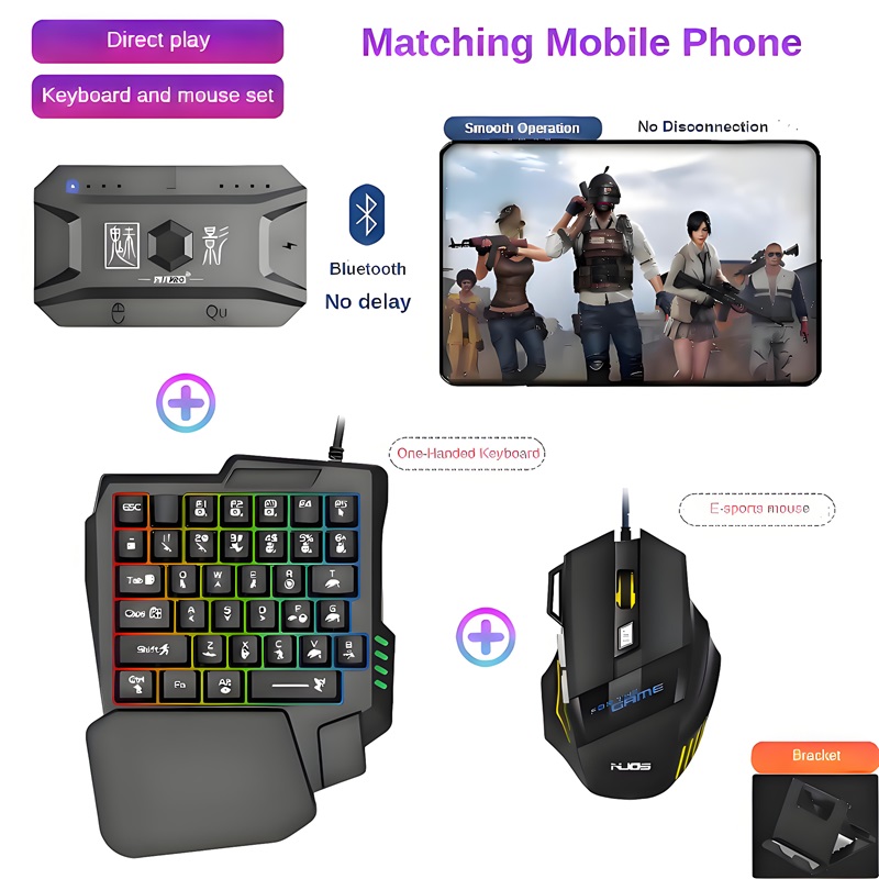 M1 Pro ゲームパッド携帯電話ゲームコンバータマウスキーボードゲームコントローラ BT5.0 プログラマブルアダプタサポート iOS Android システム