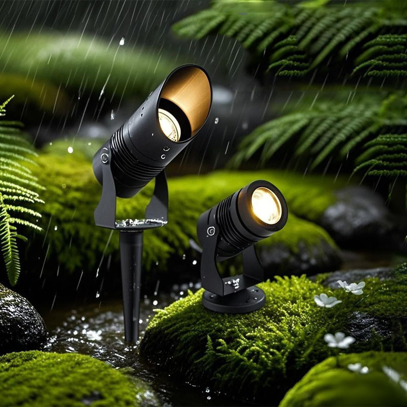 屋外 LED 庭園照明 7 ワット 10 ワット 15 ワット 20 ワット 30 ワット 50 ワットスパイク芝生ランプ防水照明ガーデンパススポットライト AC220V DC12V 24 V