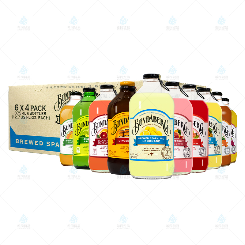 Bundaberg オーストラリア輸入ビン デバオ 375 ミリリットル * 24 ボトルカラフルな炭酸飲料ソーダ複数のフレーバー交渉可能な価格