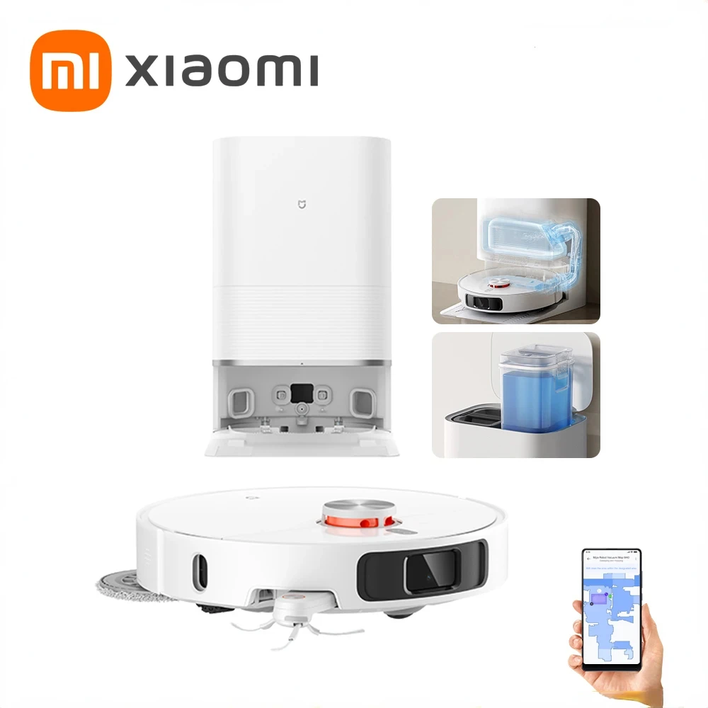 XIAOMI MIJIA OMNI M40 ロボット MOP 掃除機自己洗浄ヘアカット空のほこり家庭用汚れ処理機 D110CN