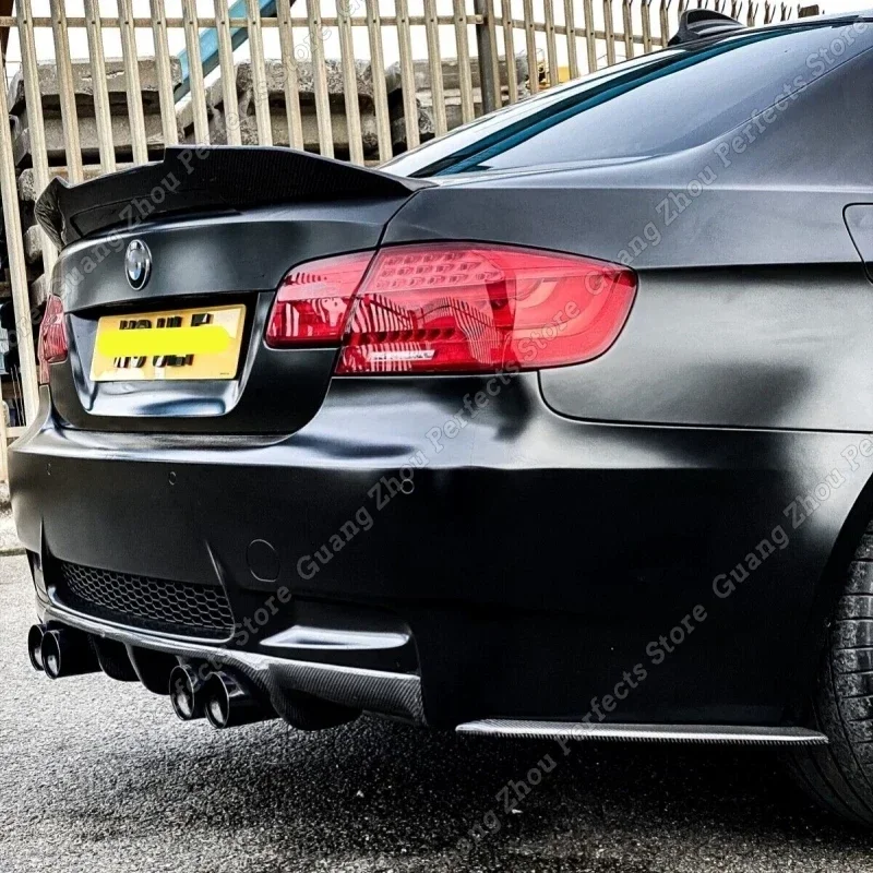 PSM スタイル光沢のあるブラック ABS リアルーフトランクスポイラーウィング BMW E92 クーペ 316i 318i 320i 325i 330i 335i 328i 2007-2013 ボディキット用