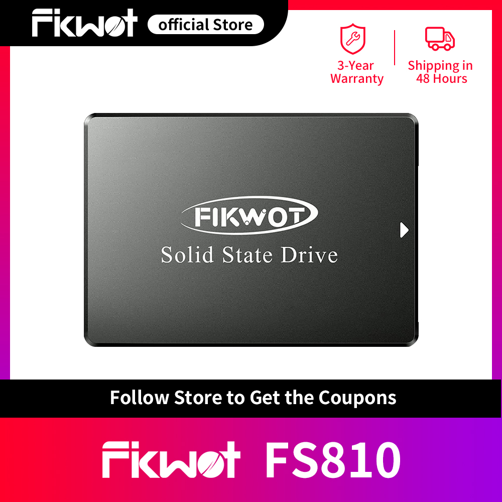 Fikwot FS810 2.5インチ SATA3 SSD 128GB 256GB 1TB 2TB 6Gbps 550MB/s 3D NAND フラッシュ 4x HDD 内蔵ソリッドステートドライブ ラップトップデスク用