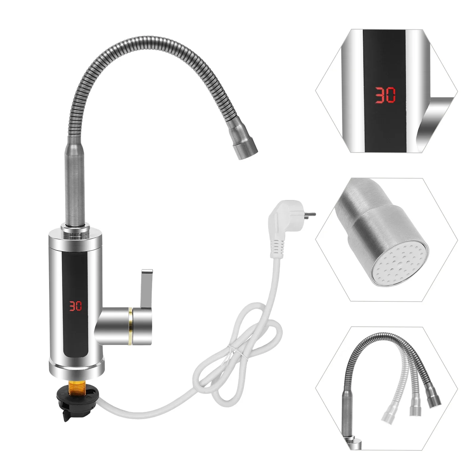 3000W 360°瞬間電気蛇口急速加熱蛇口給湯器加熱および冷却用