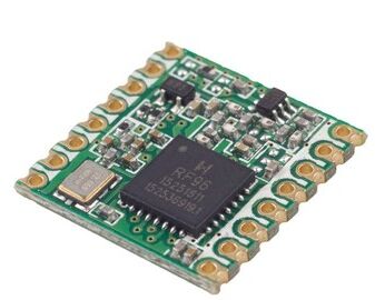 送料無料 10 ピース/ロット在庫 RFM95 20dBm 100mW 868Mhz 915Mhz DSSS スペクトラム拡散無線トランシーバー モジュール
