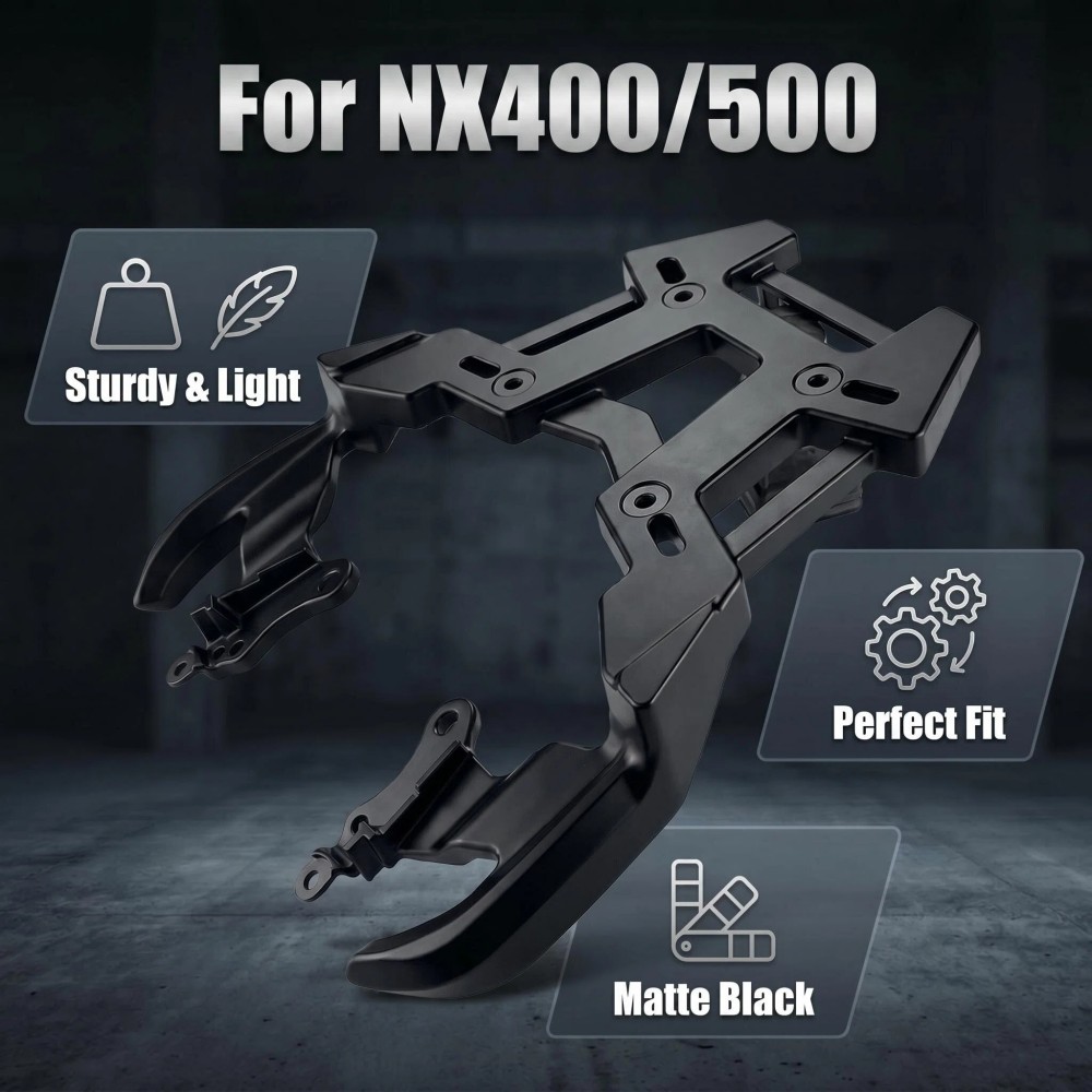 オートバイリア荷物ラック後部棚荷物キャリアラック NX500 NX400 CB500 CB400X