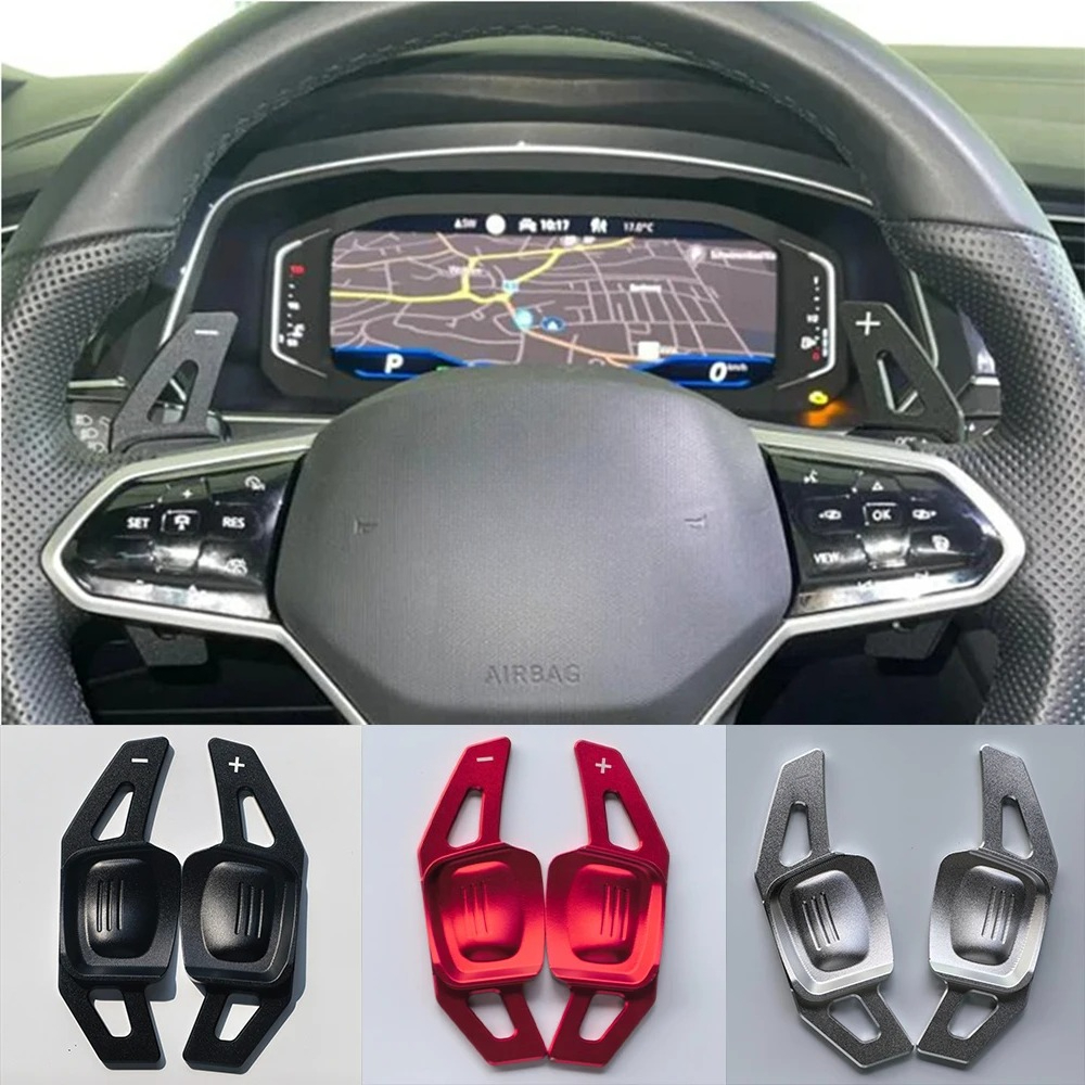ステアリングホイール DSG パドルシフター拡張 フォルクスワーゲン ティグアン MK2 VW Arteon 2022 Golf7 8Variant Alltrack MK7 T-Cross Passat B8用