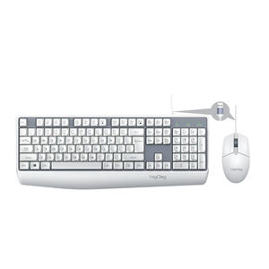 ハイエンド USB 有線 104キー キーボード・マウスセット 1200 DPI レーザーマウス 3ボタン マルチOS対応 ビジネス向けオールインワンデスクトップPC 在庫あり
