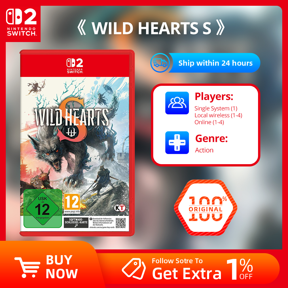 Nintendo Switch 2 ゲーム - WILD HEARTS S - Switch 2 用任天堂物理ゲームカード