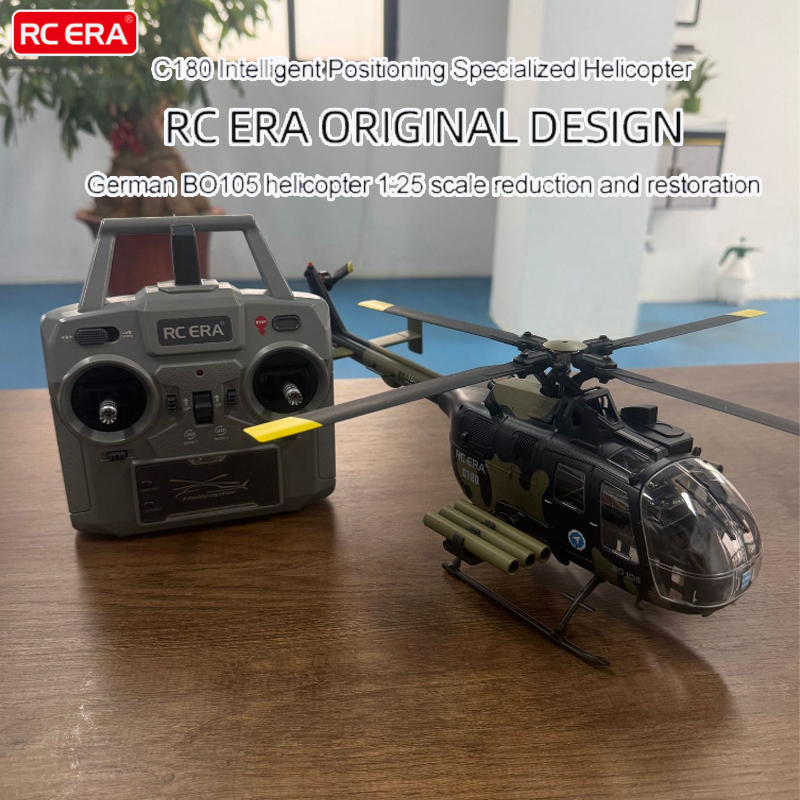 Rc Era Rc ヘリコプター Bo105 C180 6 チャンネルリモコンデュアルブラシレスオプティカルフロー Tof レーザー高度保持反転飛行