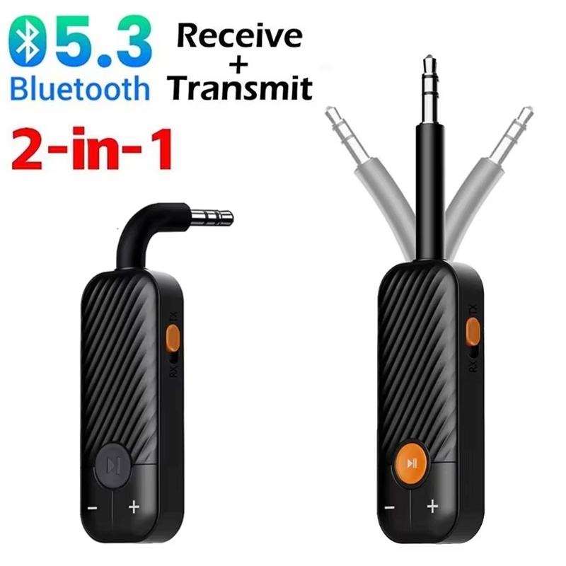 2 で 1 Bluetooth 5.2 オーディオレシーバーハンズフリーマイクカーテレビ PC スピーカーハイファイステレオ音楽カーホームオーディオアクセサリーアクセサリー