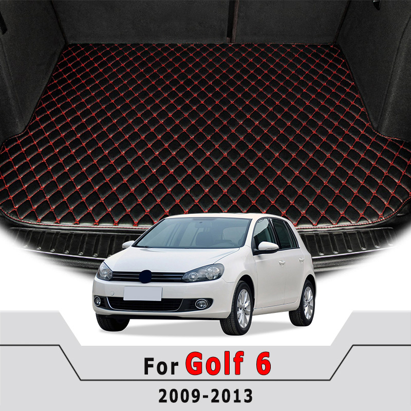 車のトランクマット Vw フォルクスワーゲンゴルフ 6 2013 2012 2011 2010 2009 カーゴライナー自動車インテリアアクセサリー交換自動車