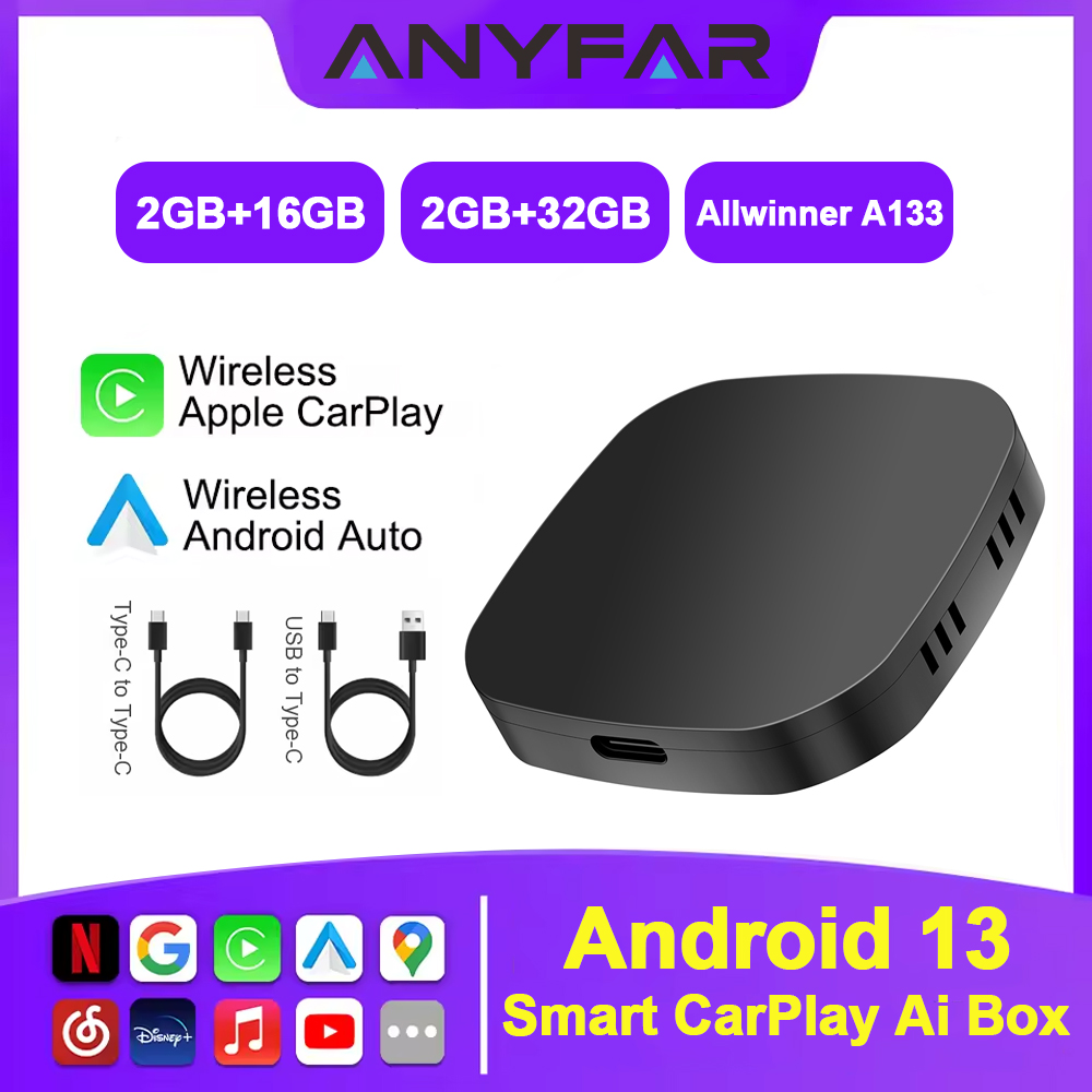 Android 13 Ai Box ワイヤレス Android Auto