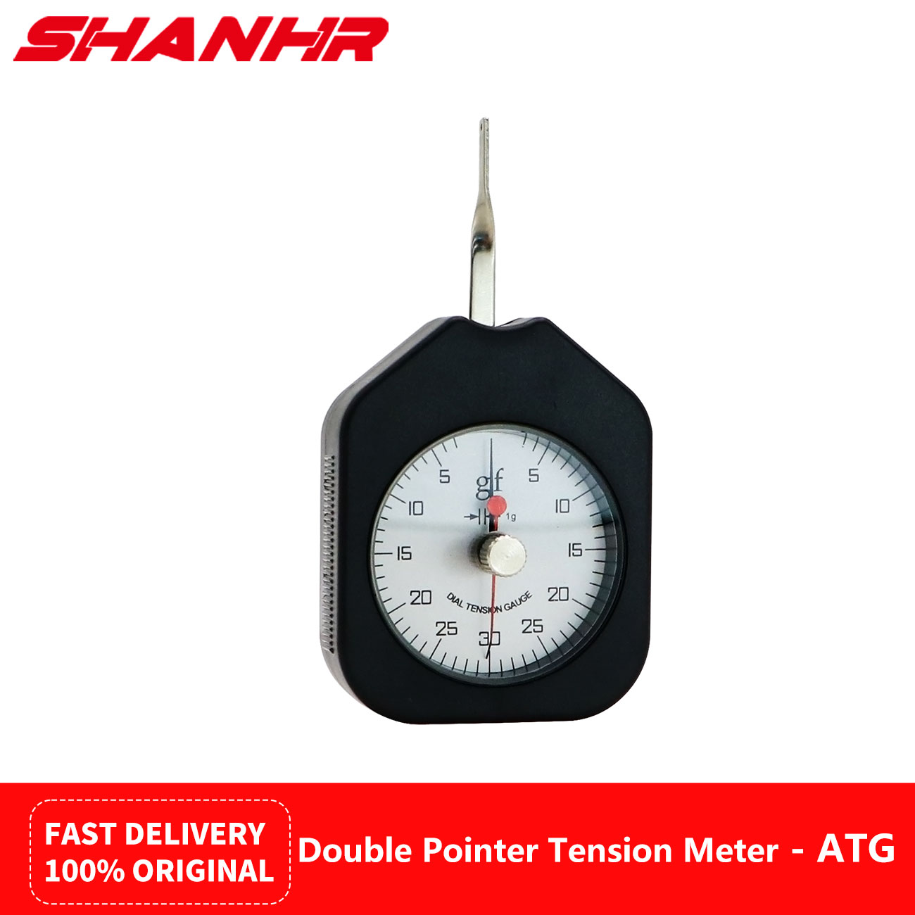 SHANHR ATG ダブルポインター張力計テンションゲージ張力試験力測定器力計