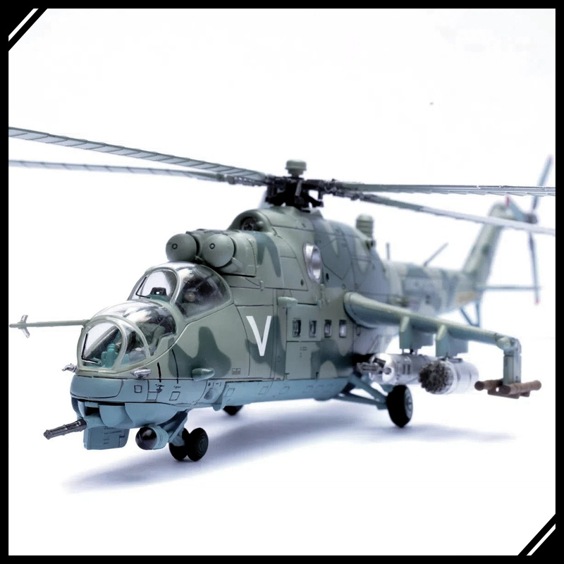 1:72 Mi-24V 攻撃ヘリコプター ダイキャストモデル 14005PE ロシア-ウクライナ戦争 2022 軍用合金航空機グッズギフト