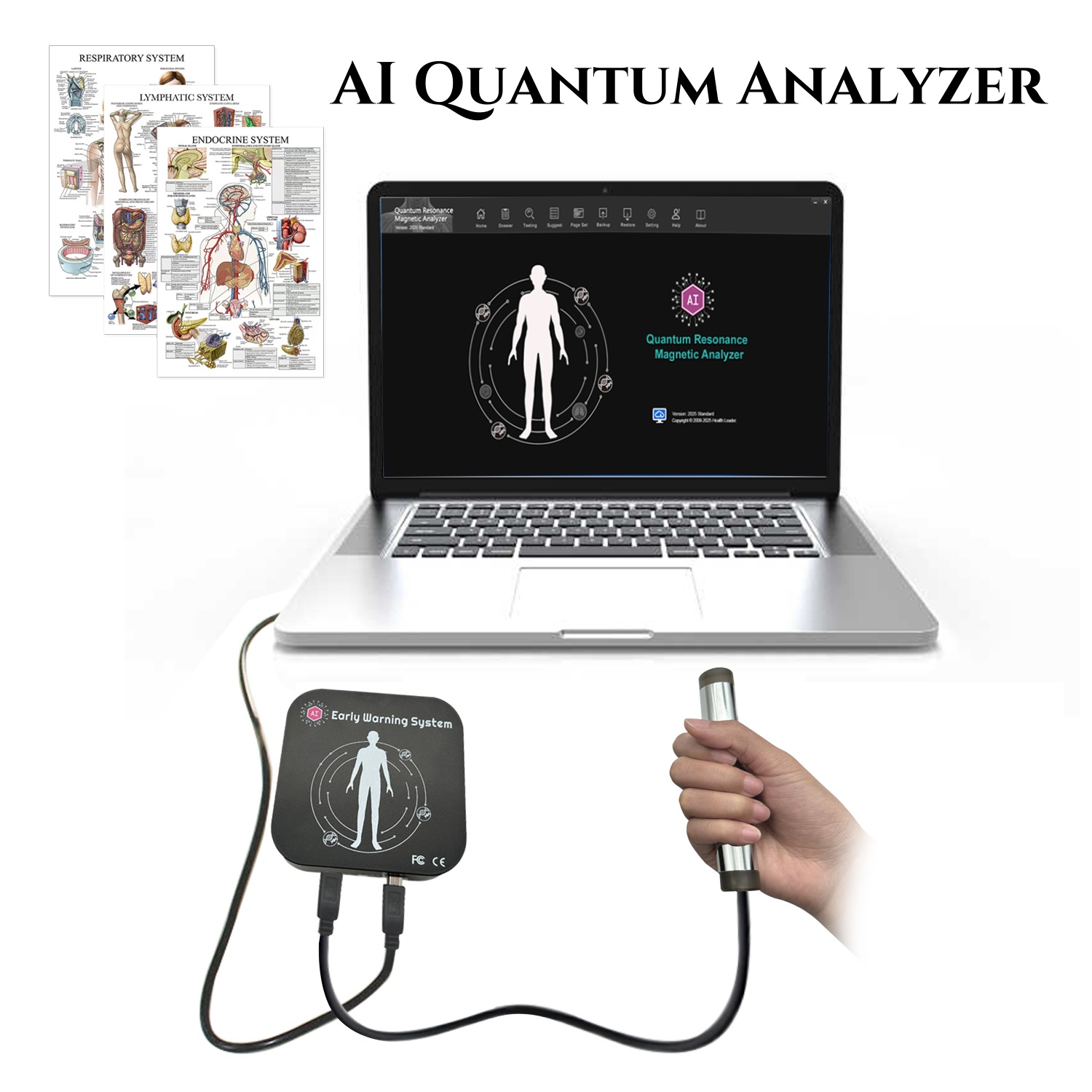 AI 量子生体共鳴分析装置 2025 最新 53 レポート 生体磁気振動分析 ビタミン ミネラル分析製品