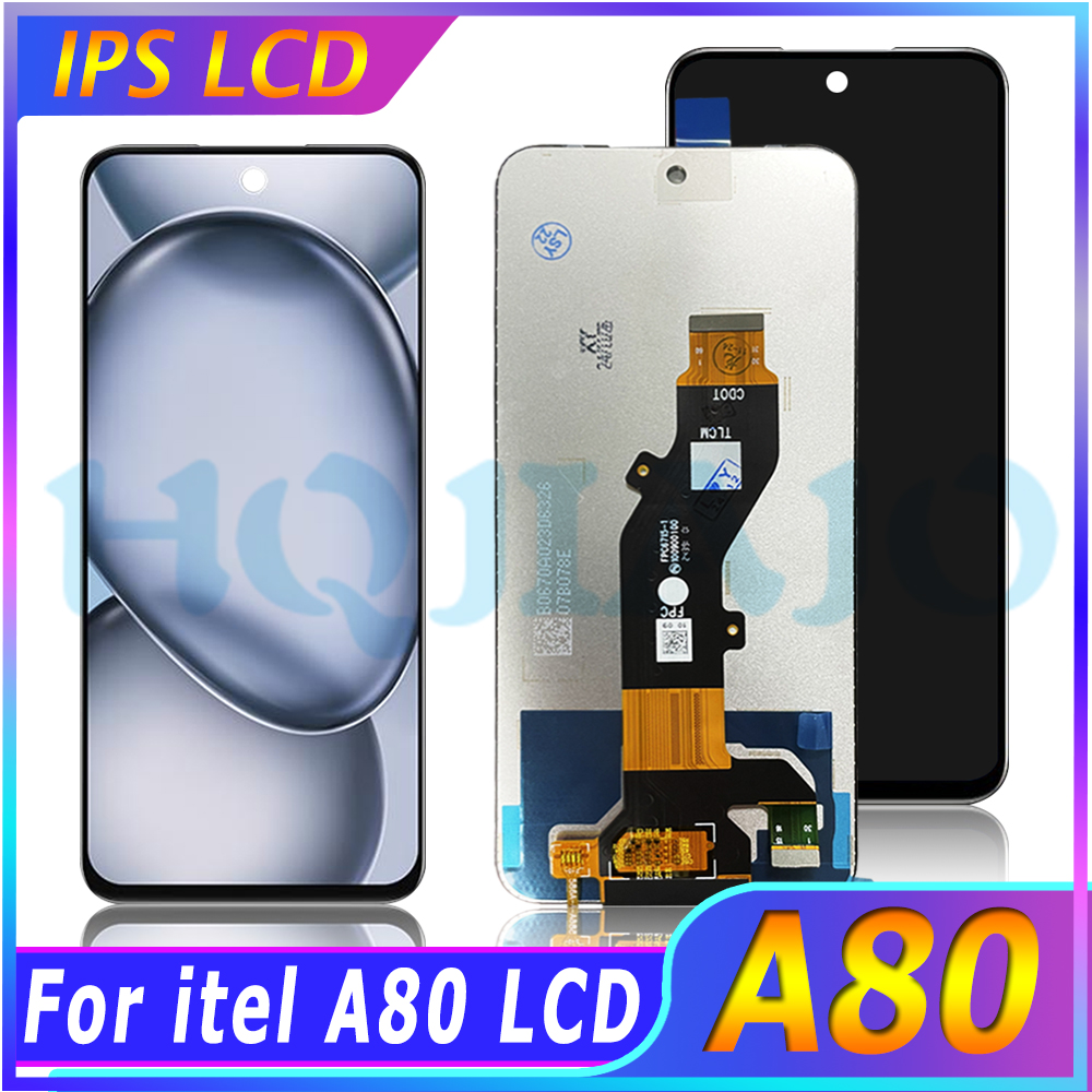 A80 液晶 6.7 "ips itel A80 lcd ディスプレイタッチパネルスクリーンデジタイザアセンブリ itel A80
