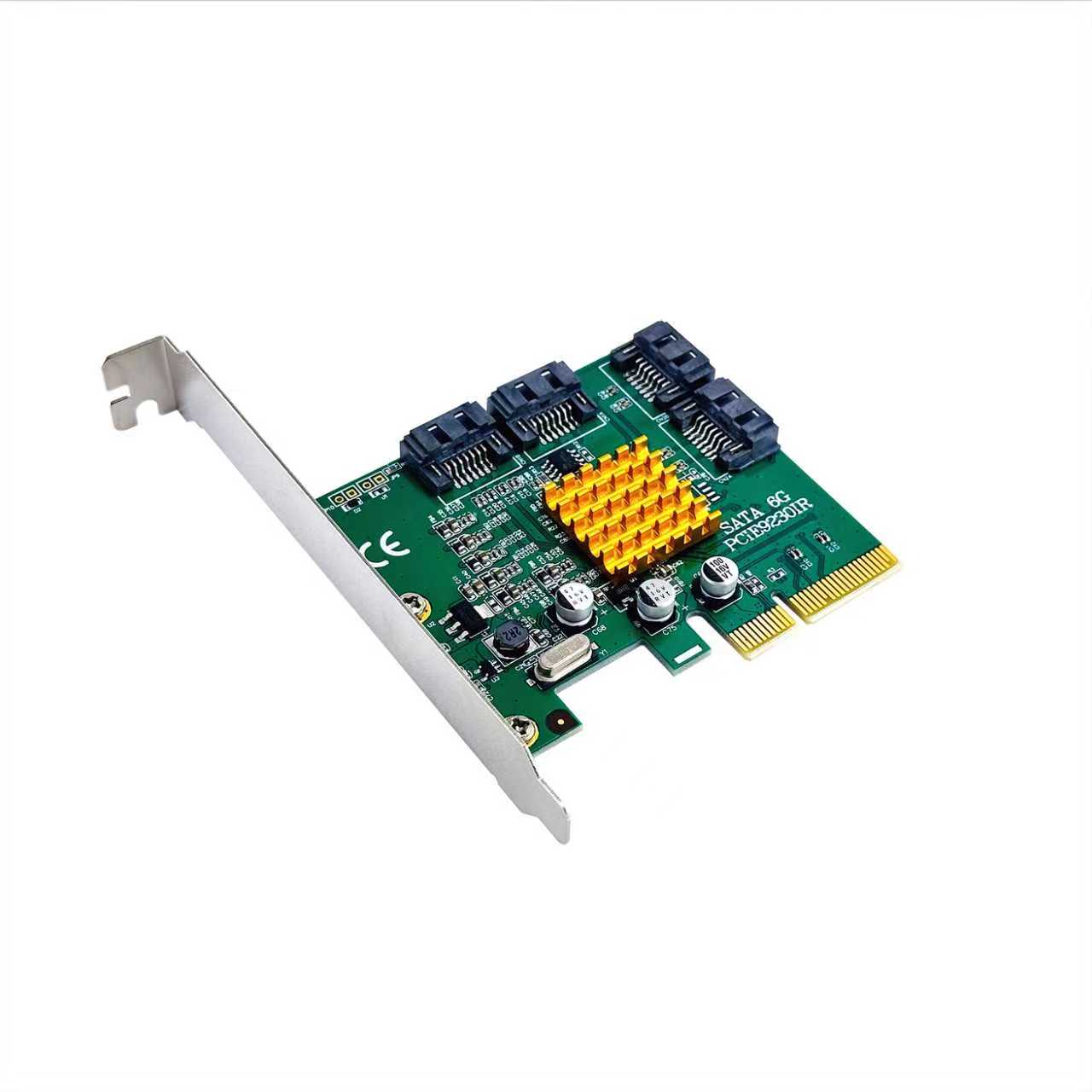 PCIE から 4 ポート SATA3.0 カード Marvell 88SE9230 チップ SATA/PCIE RAID コントローラー SATA PCIE SATA RAID カード 9230 RAID SATA 3 アダプター