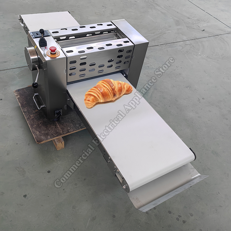 Danish Shortening Dough Pressing Desktop Commercial Croissant Pastry Maker Crispy Bread Machine