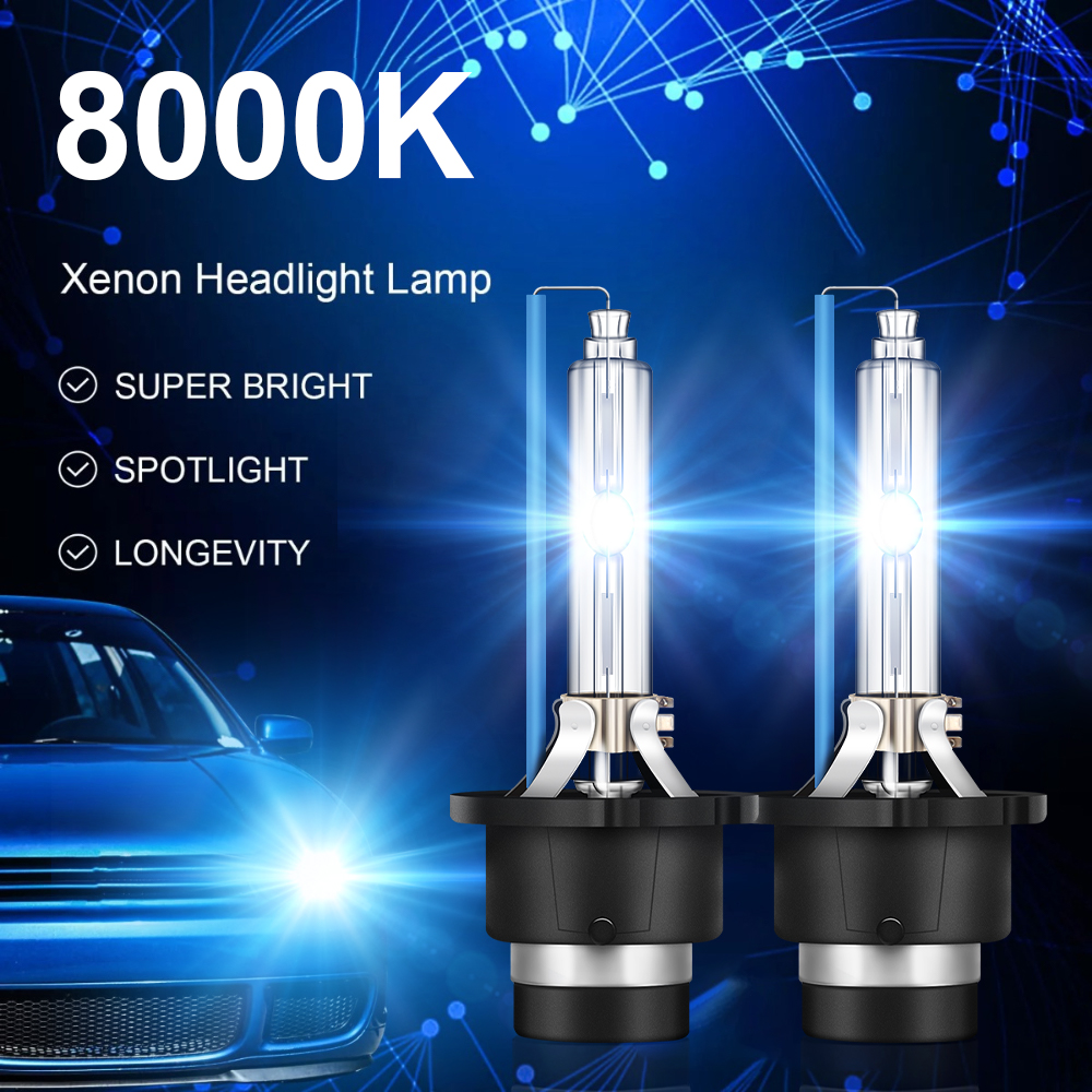 D1S D2S D3S D4S キセノンヘッドライト車の電球 35 ワット 30000LM HID 電球 4300K 6000K 8000K 10000K キセノンランプ車用 2 個