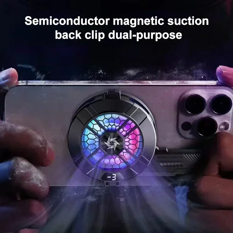 SL33 6 型半導体フォンクーラー – iOS 用磁気バッククリップラジエーター