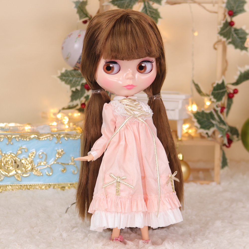 ICY DBS ブライス人形紫髪白い肌茶髪ナチュラルスキン 1/6 BJD ジョイントボディネオクリスマスギフトアニメ